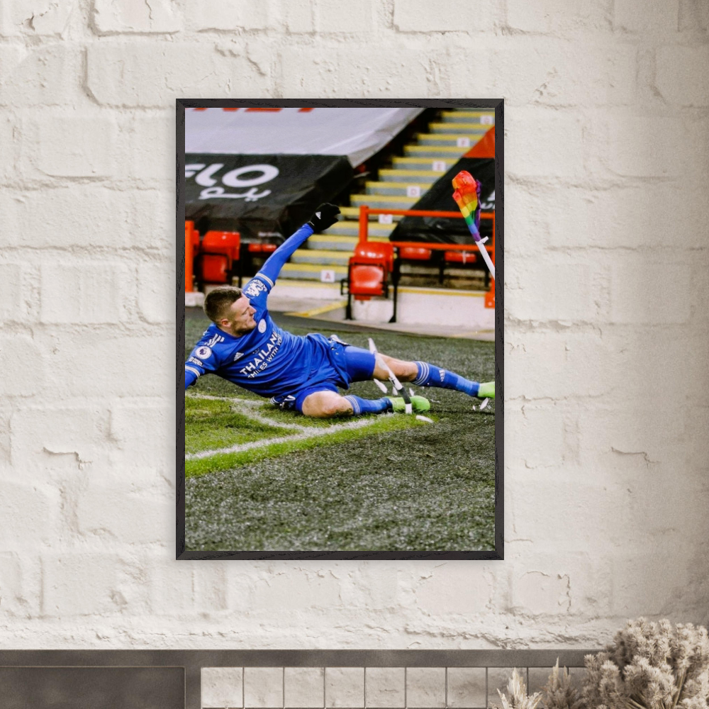 Jamie Vardy - Corner Flag